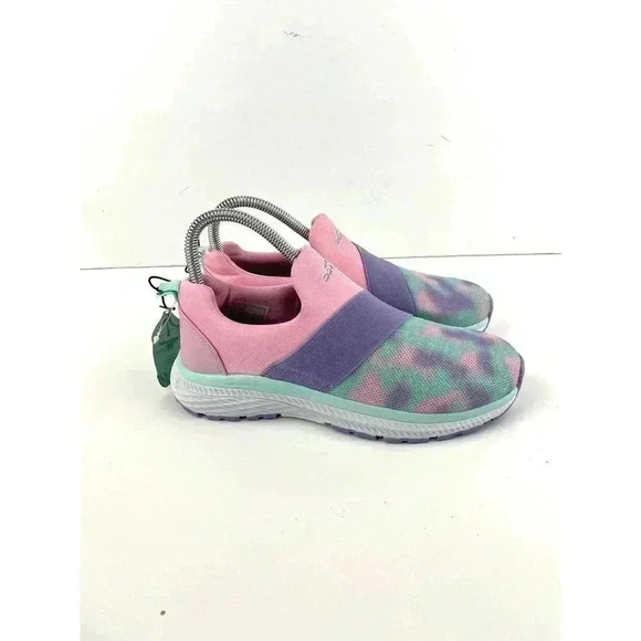 Girls' Pre-School Step Out Slip-On Shoes Sz 4 Pink Sparkle Purple Mesh BCG - Picture 7 of 7